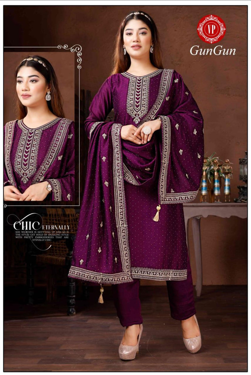 Silk salwar suit