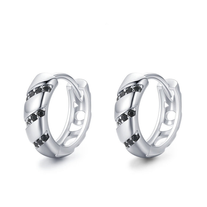 European And American Retro Women's Round Earrings Beautiful Temperament Copper