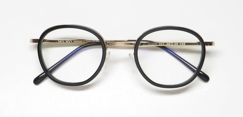 Harry Lary's Navy Eyeglasses