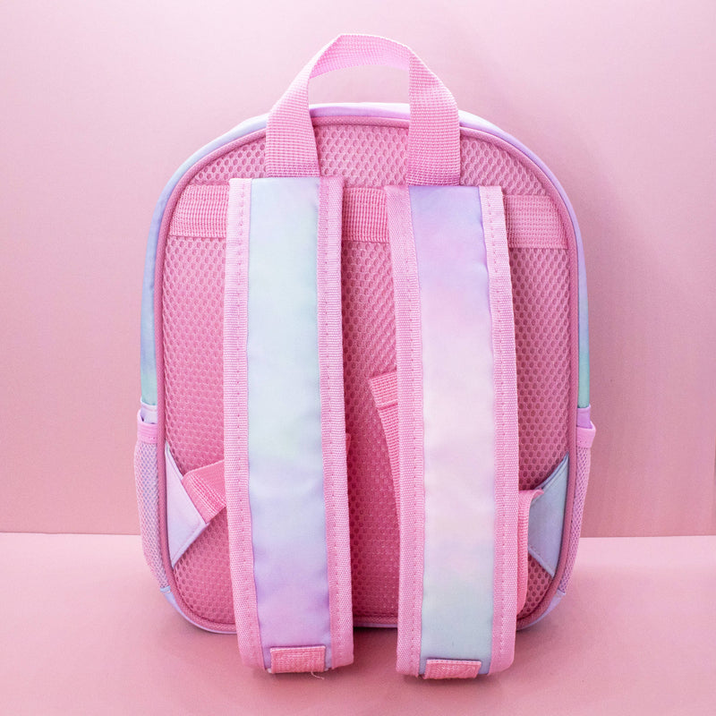 Girls Backpack with Glitter Varsity Letters - Mini Tie Dye