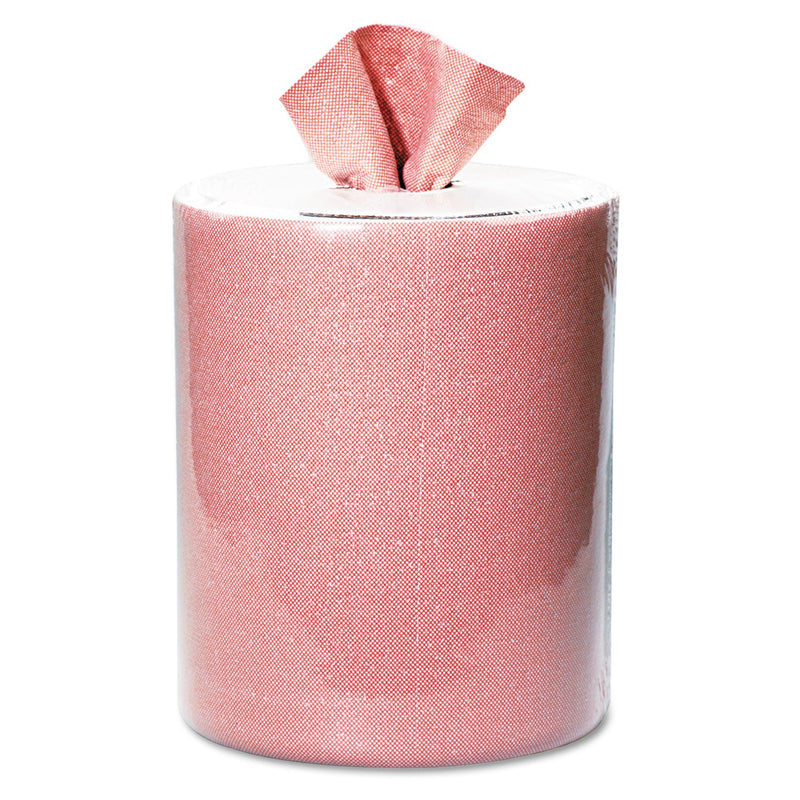 Brawny Medium-Duty Wiper Refill, 10 x 13, Orange, 200/Roll, 2 Rolls/Carton