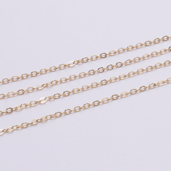 Thin Metal Crushed O-Chain