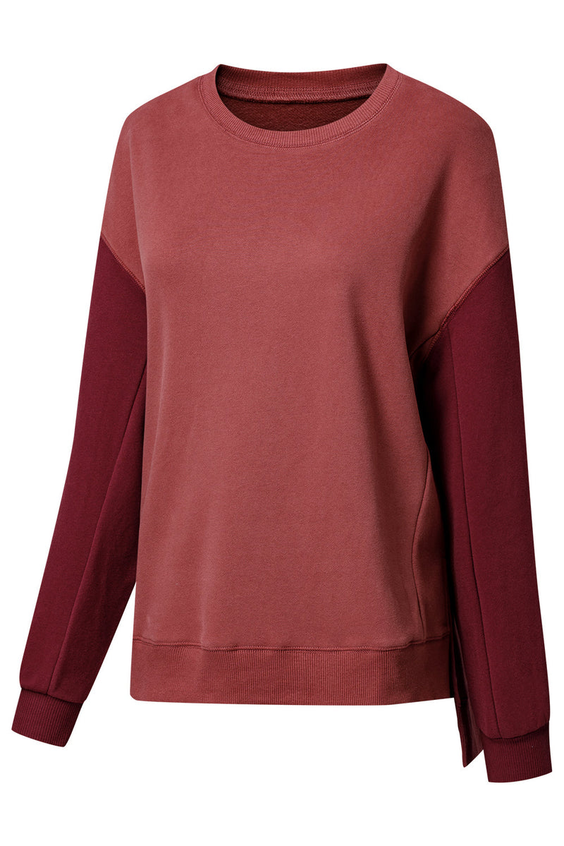 Ella Patchwork Drop Shoulder Pullover
