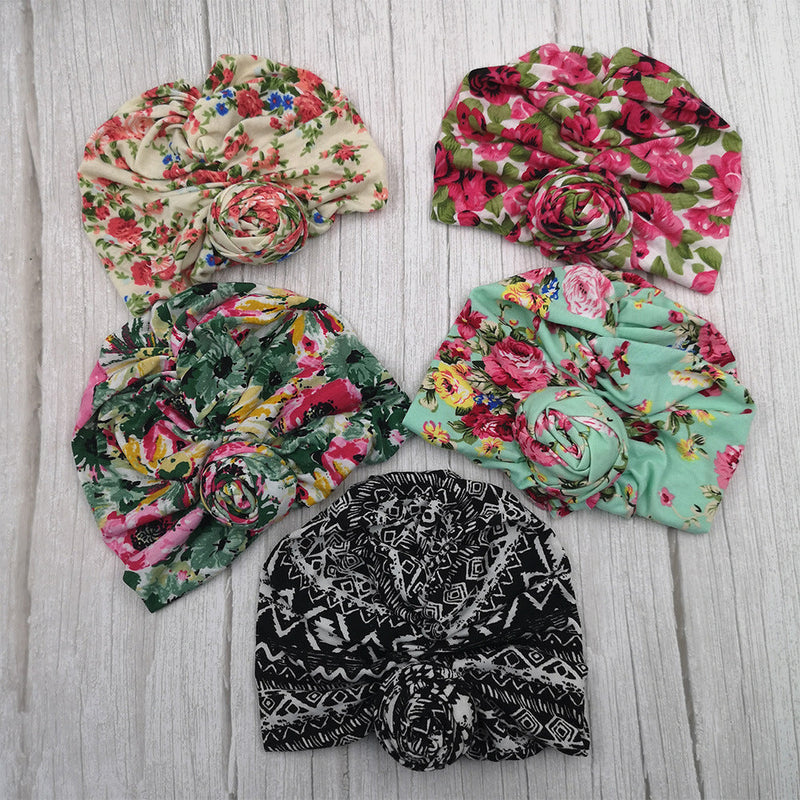 Bohemian baby cap