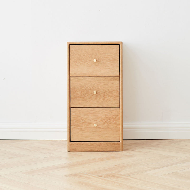 Free-Standing Corner Storage Cabinet For Living Room