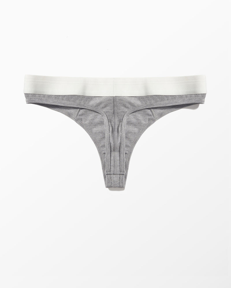 Ribbed Thong