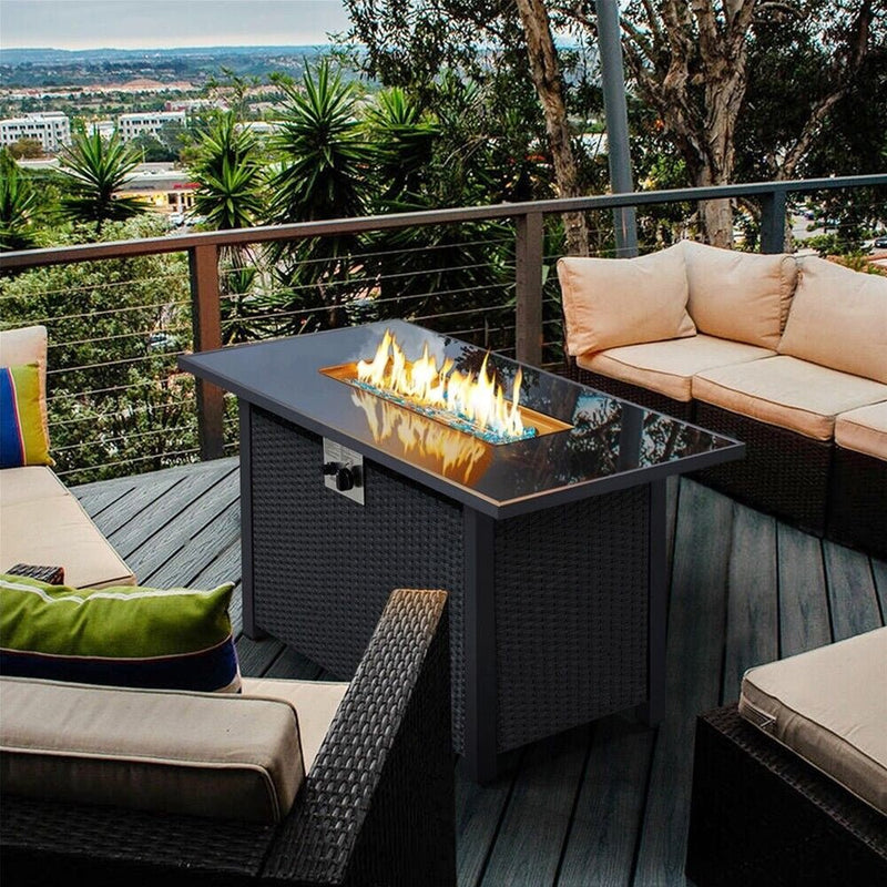 Alora 43" 50,000 BTU Outdoor Patio Propane Gas Fire Pit Table (91486067)