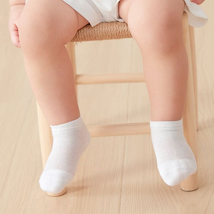 Baby Infant Thin Breathable Hollow-out Short Socks