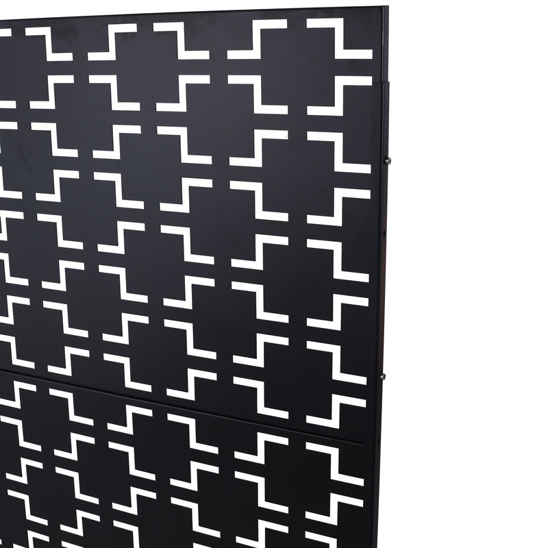 Outdoor & Indoor Metal Privacy Freestanding Decorative Screen