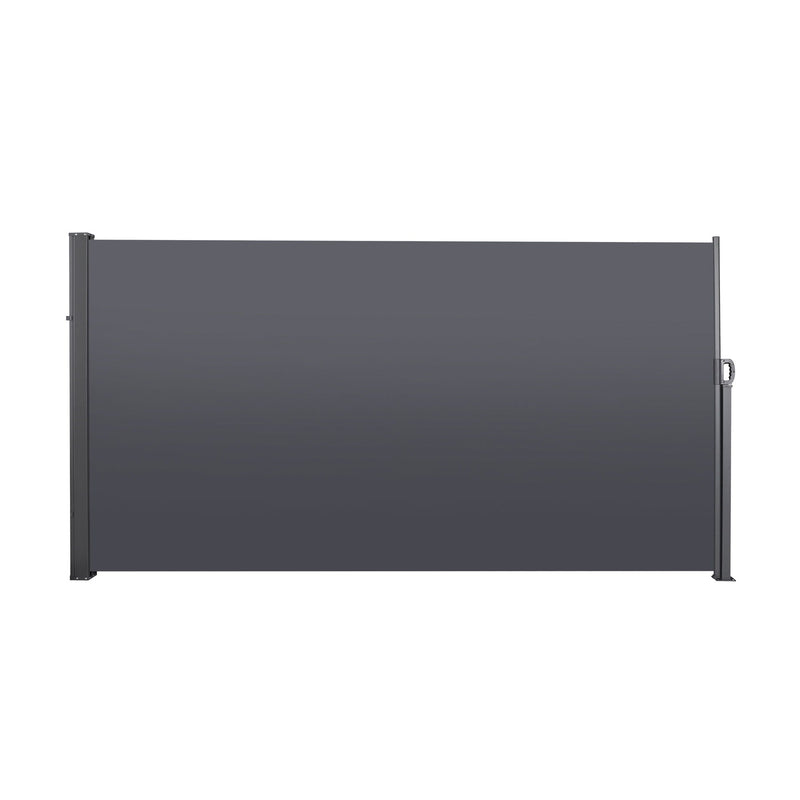 Retractable Side Screen Awning, Uv Resistant, Waterproof, Patio Privacy Screen For Garden, Balcony, Courtyard