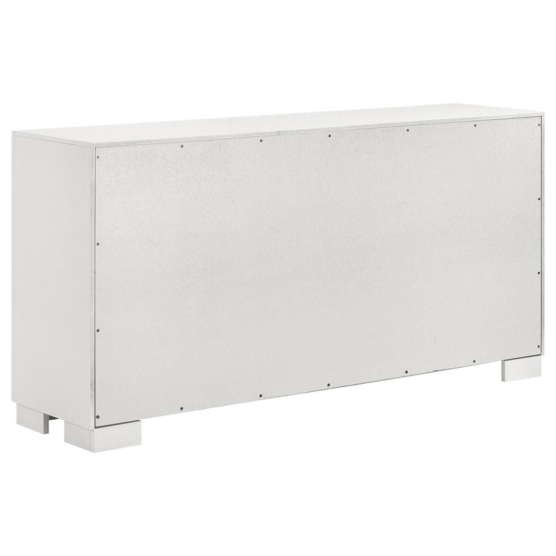 Jessica 6-drawer Dresser Snow White