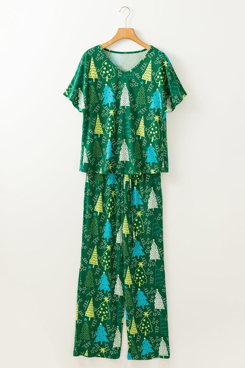 Evelyn Christmas Tree Print Tee