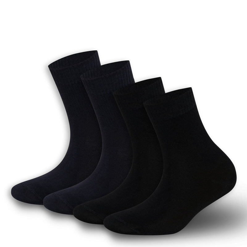 Men’s & Women’s Bamboo Diabetic Ankle Socks 4-Pack