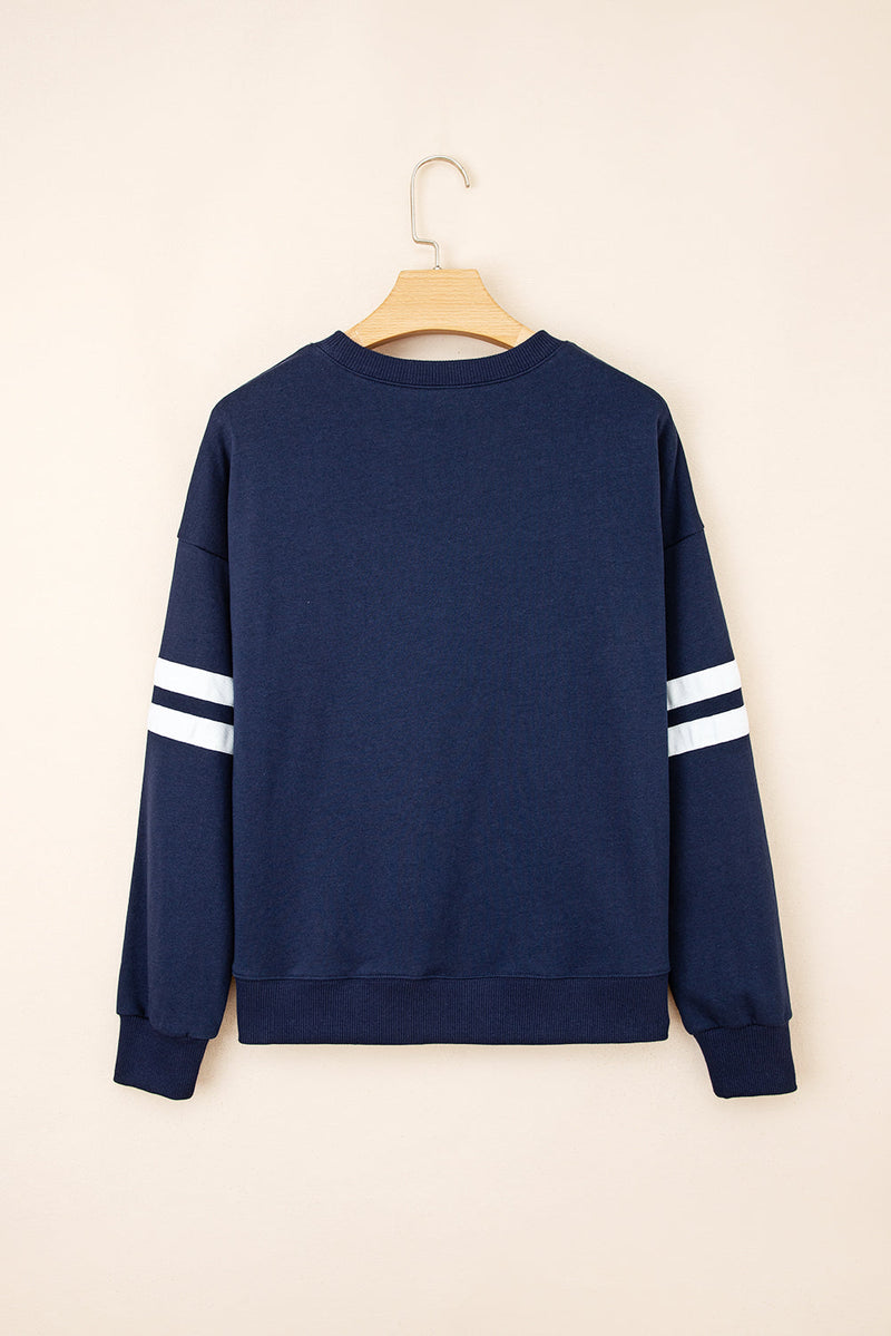 Taylor Striped Oversized Sweatshirt