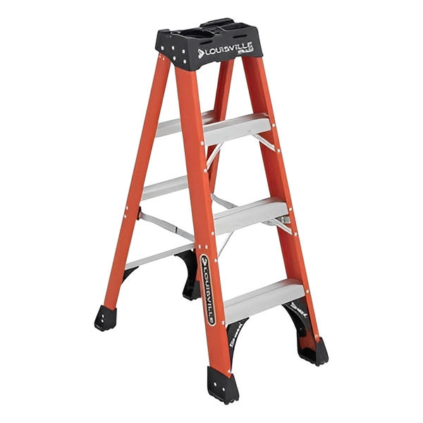 FS1400HD Series BruteTM 375 Fiberglass Step Ladders - All Sizes