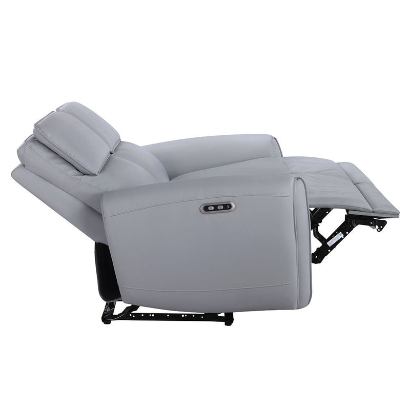 Jeromie - Power Motion Sofa With USB Port - Gray Synthetic Leather