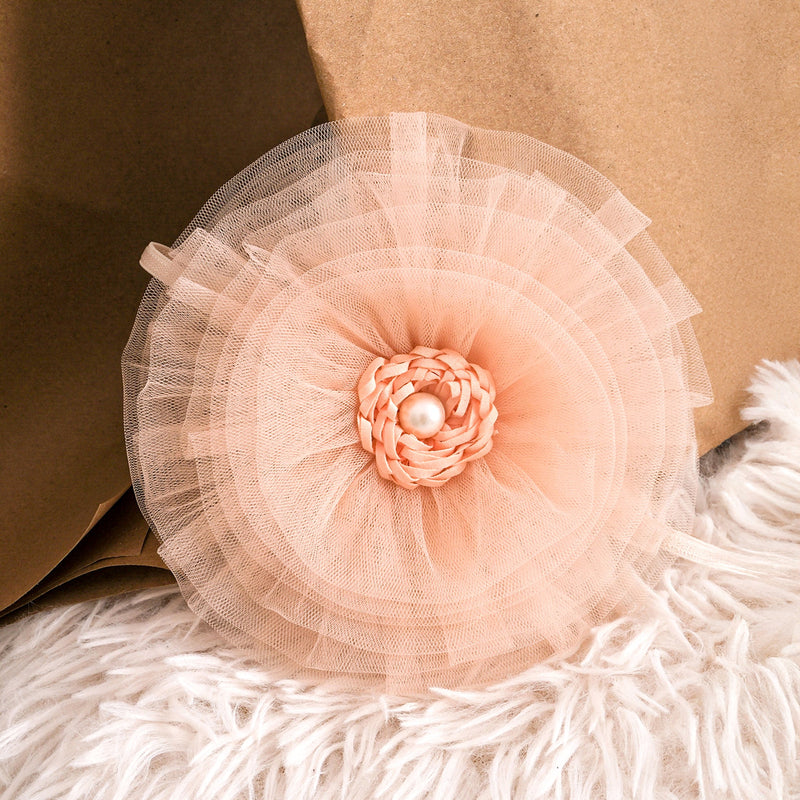 Pearl Rose Salmon Romper