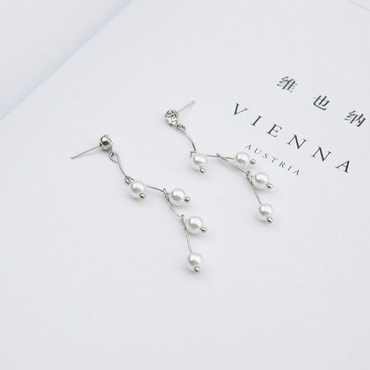 Elegant Retro Simple Pearl Earrings