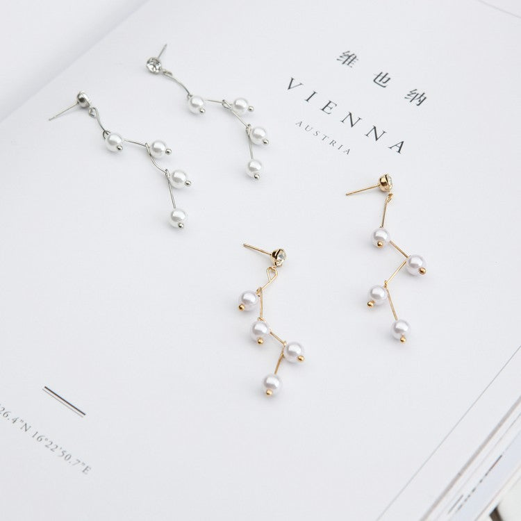 Elegant Retro Simple Pearl Earrings