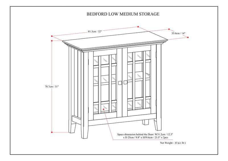 Bedford - Storage Media Cabinet