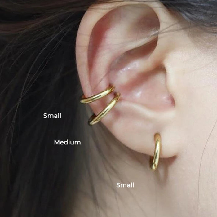 Ear piercing-free ear clip