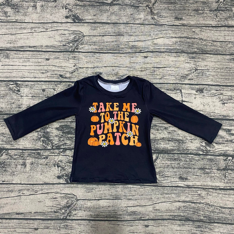 Take me to the pumpkin patch long sleeve top