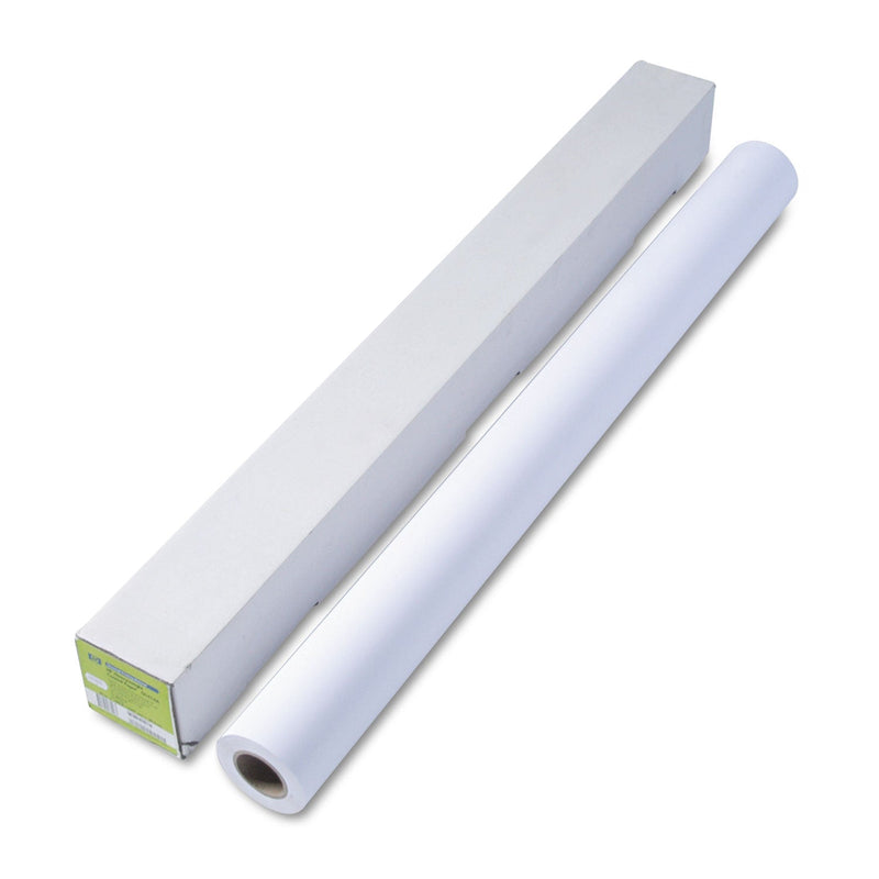 HP DesignJet Inkjet Large Format Paper, 6.1 mil, 42" x 100 ft, Coated White