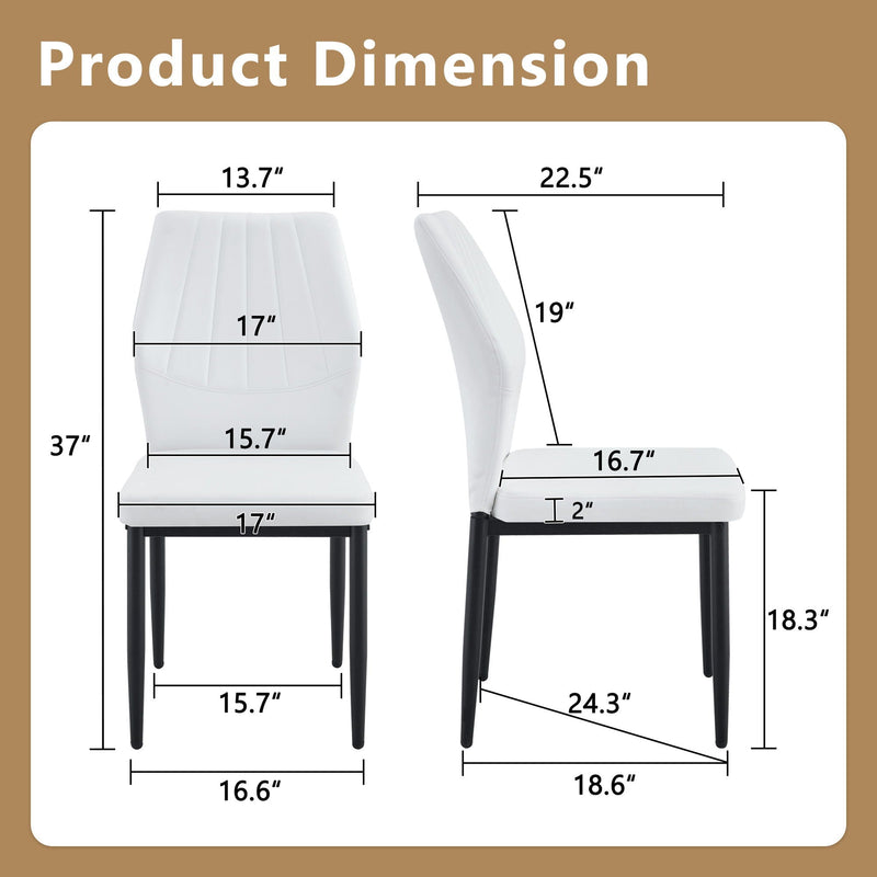 Dining Chairs With Shell Pattern, Comfort And Style