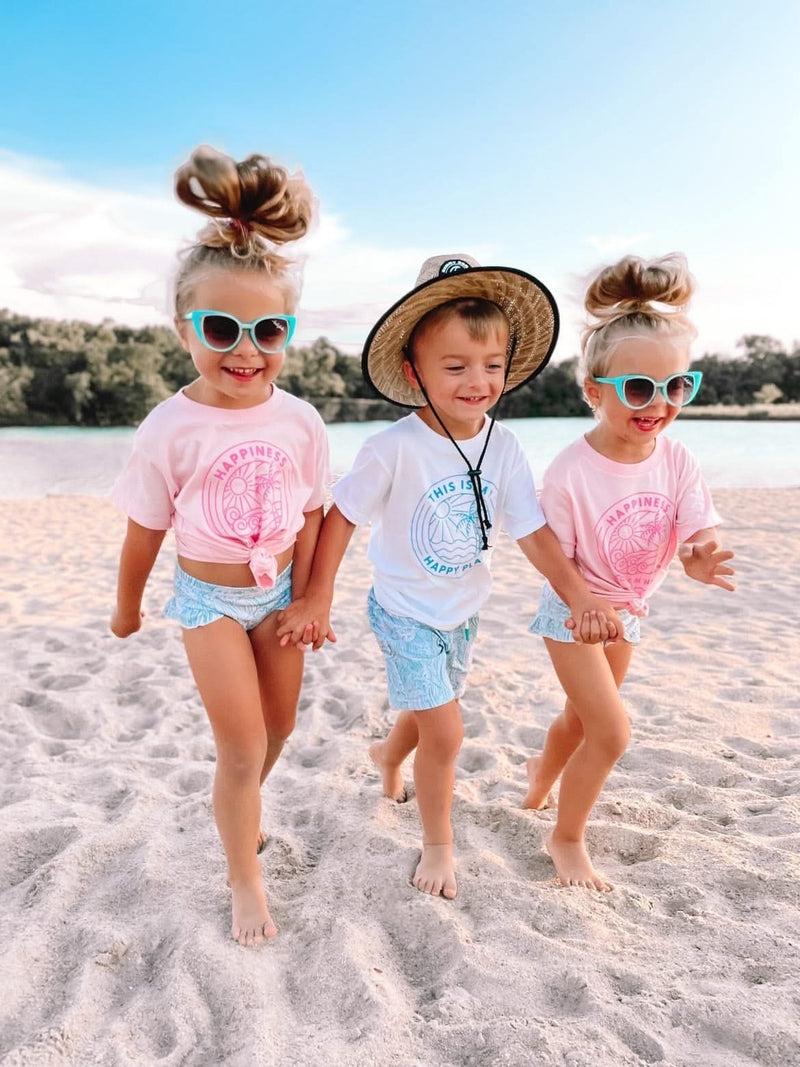 Happiness Comes in Waves - Child Tee