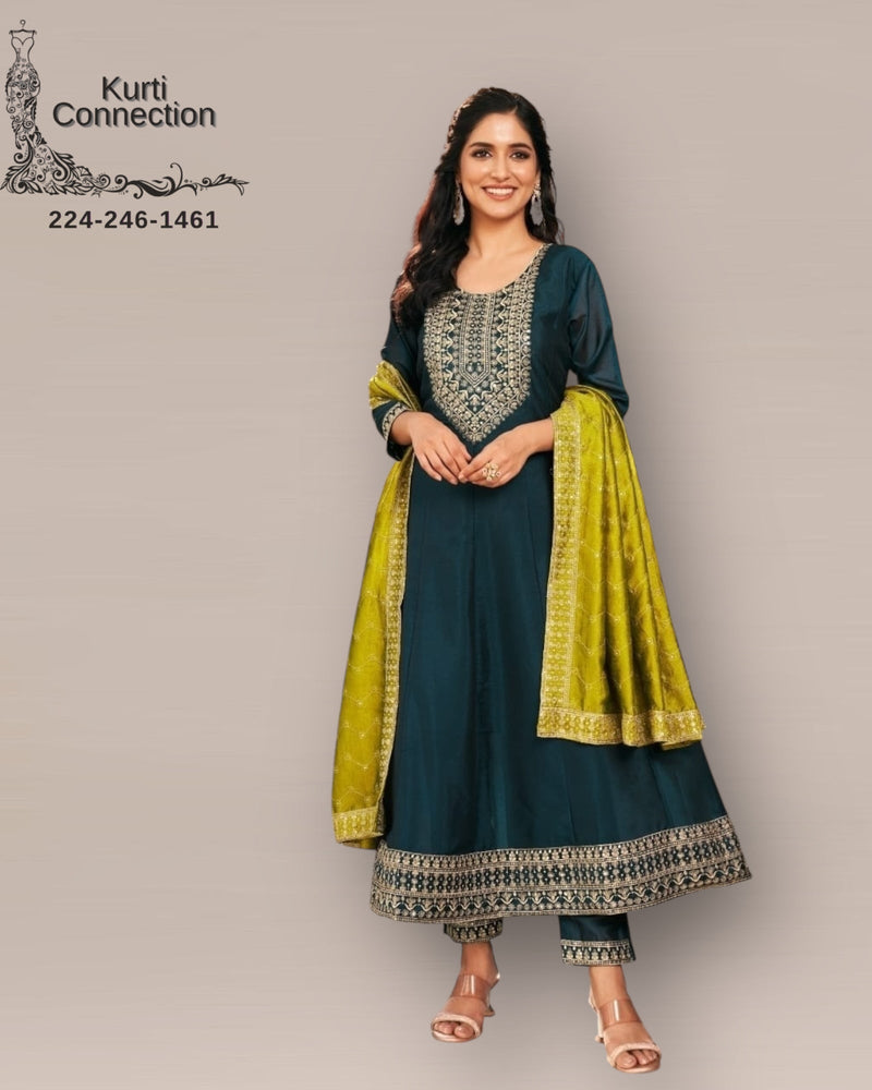 Party wear anarkali suit