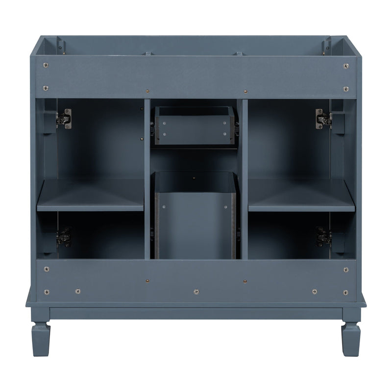 Bathroom Vanity Cabinet With 2 Soft Closing Doors And 2 Drawers