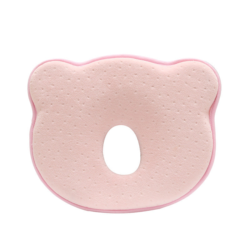 Newborn Anti-Roll Pillow with Flat Head Prevention