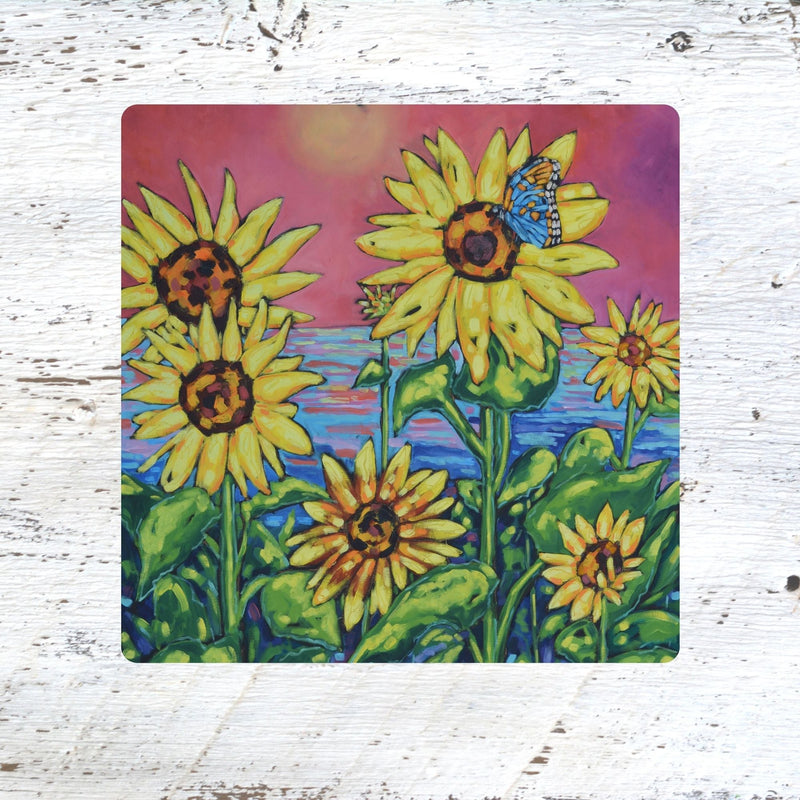 Coaster/ Trivet/ Magnet: Love Can Rebuild this World.