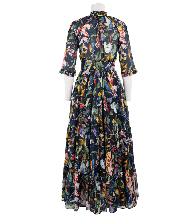 Eden Dress Indigo Midi Dress