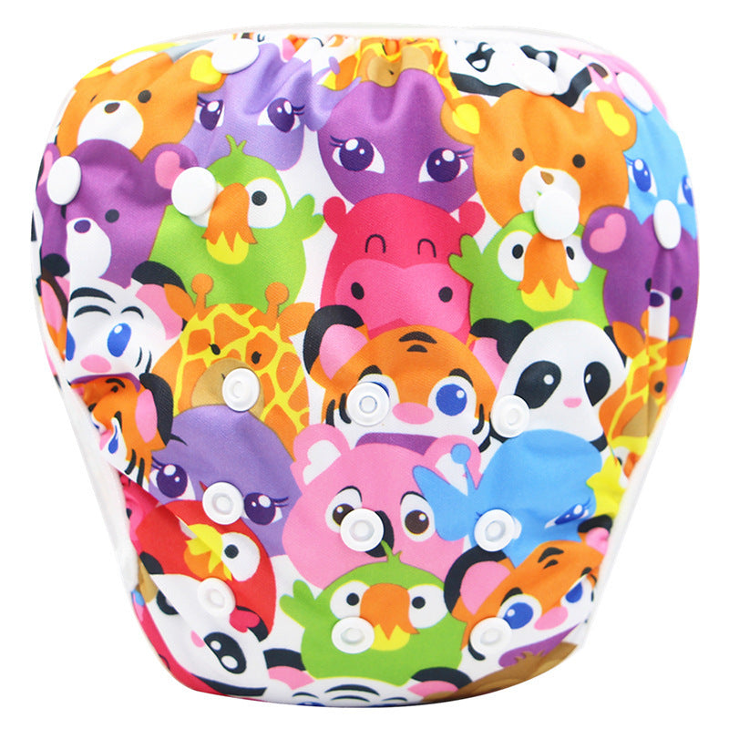 Fashionable Children's Cartoon Swim Trunks