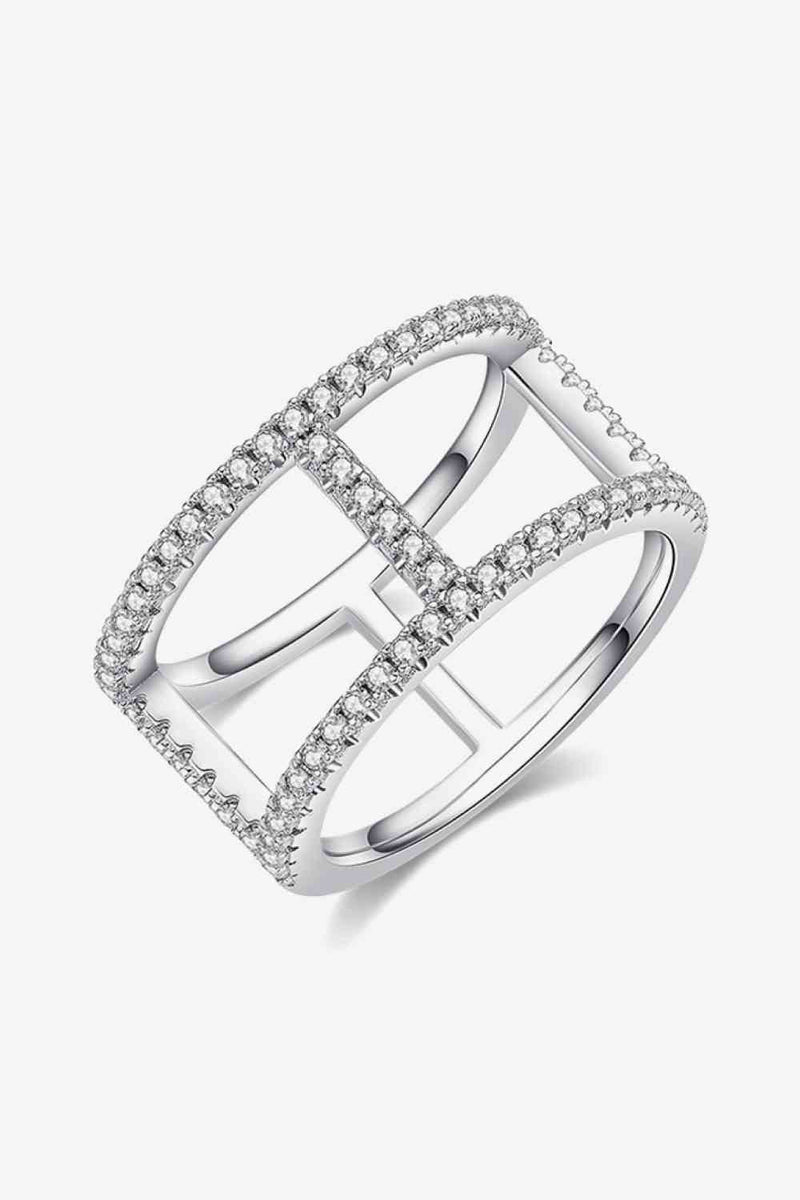 Always Get Better Moissanite Ring – Modern Minimalist Design See size chart under “more details”