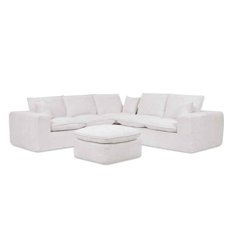 Sectional Sofa With Moveable Ottoman