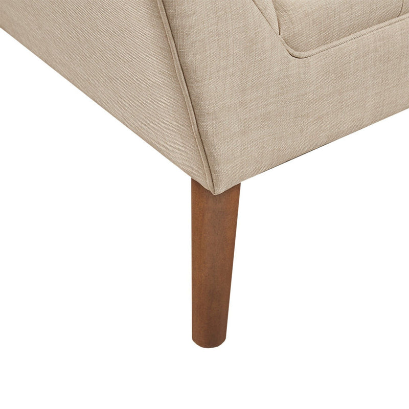 Modern Lounge Chair With Button Tufting