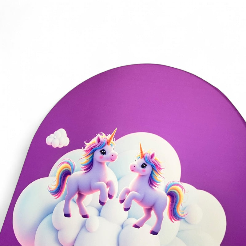 Four Ever Young Fabric Arch Cover - 4th Birthday Party Decor