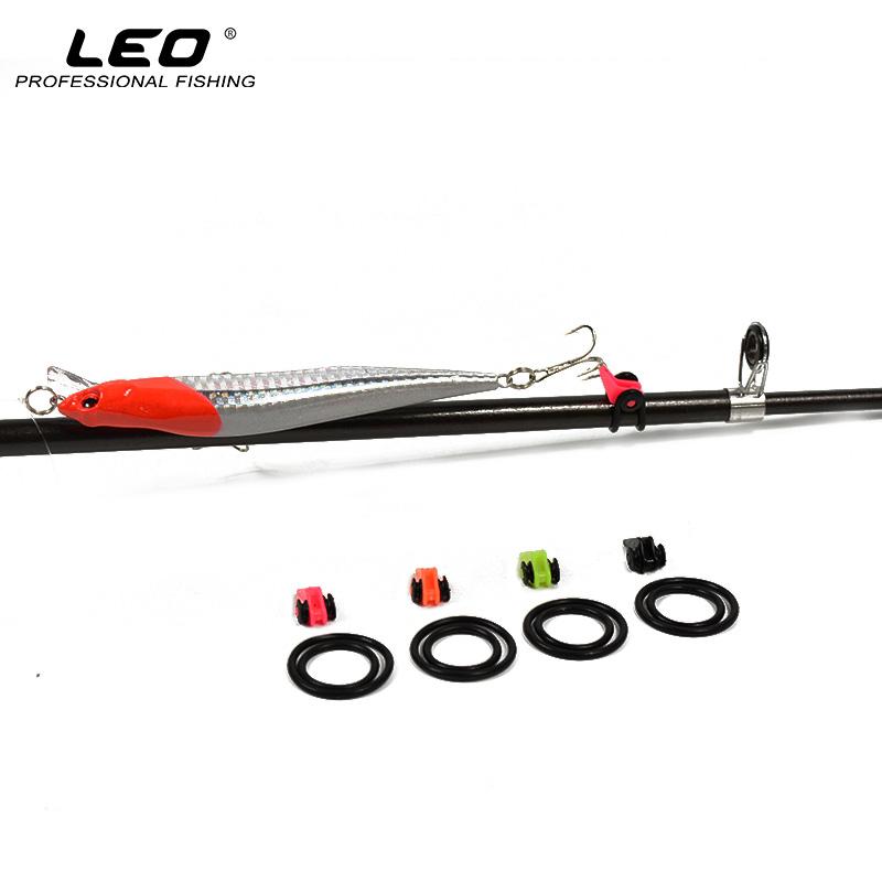 LEO 5 set/lot Plastic Fishing Hook