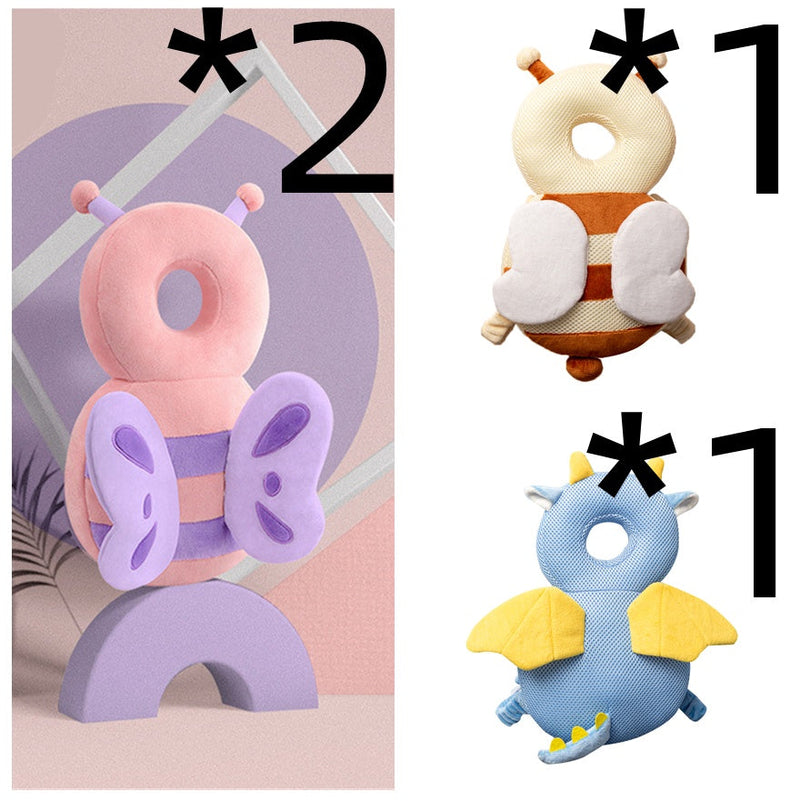 Baby Toddler Headrest Child Protection Baby Head Protection Cushion Cute Angel Wings