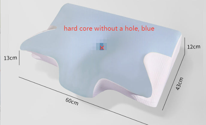 Space Cotton Memory Foam Pillow – Slow-Rebound Sleep Pillow in 5 Colors, Non-Porous or Ventilated