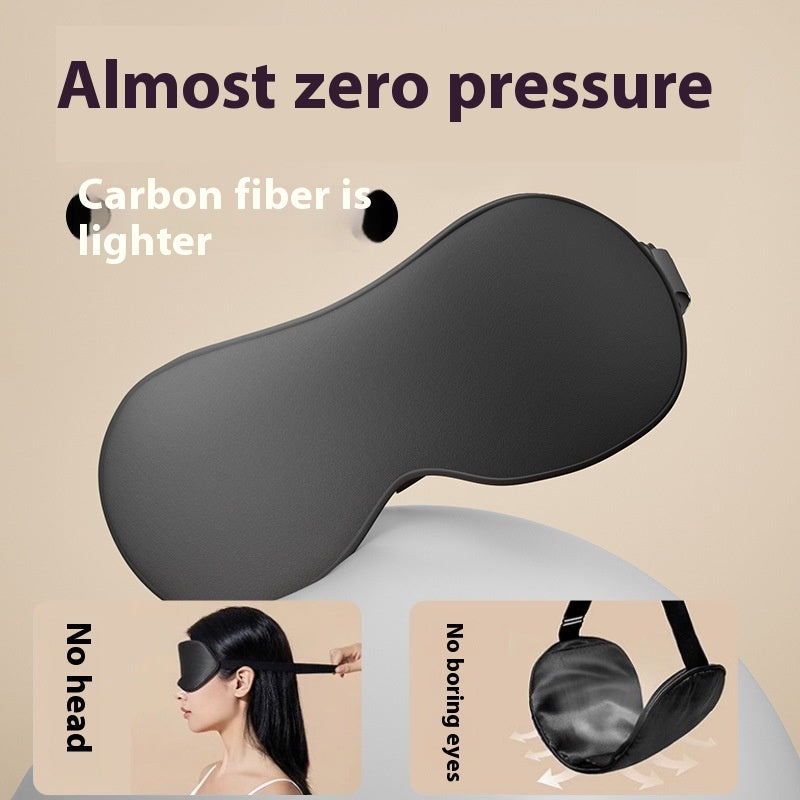 Activated Carbon Sleep Eye Mask – Bamboo Charcoal Fiber Blackout Mask in Black & Gray