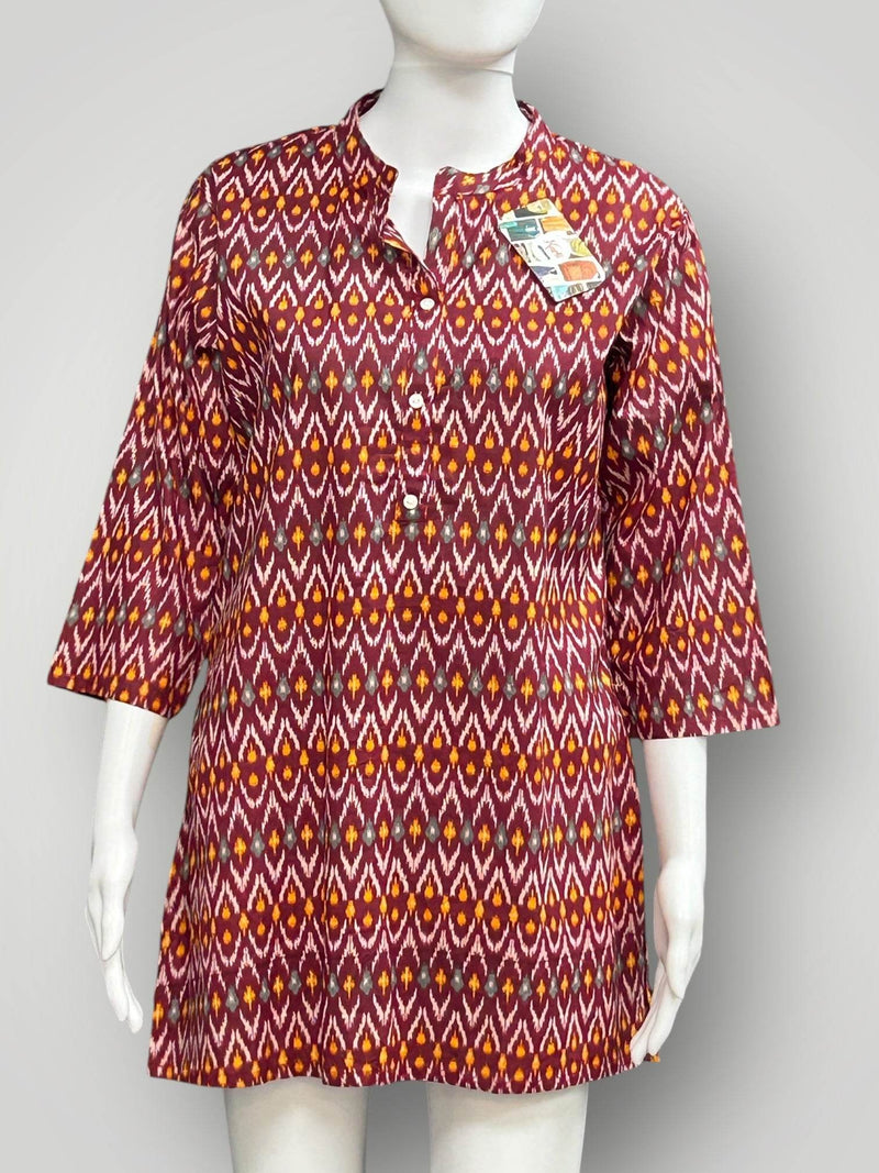 Short kurti | printed cotton tunic
