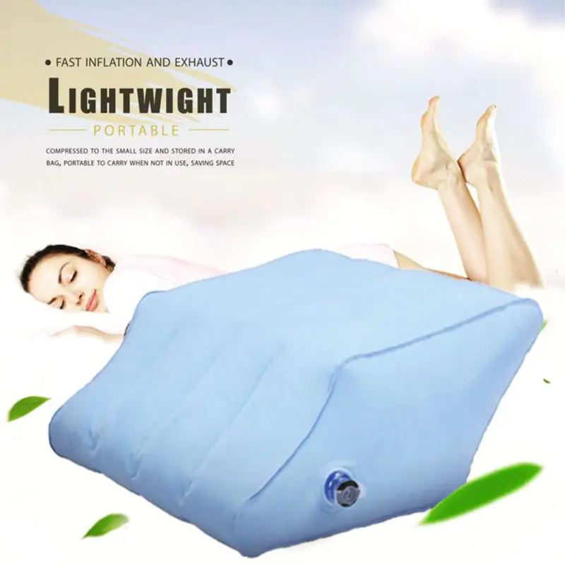 Inflatable Leg Pillow for Travel and Relaxation