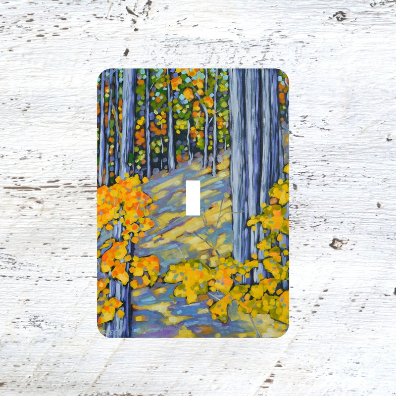 Switch Plates: "Sweet Autumn Days" Sand Dunes Autumn Woods