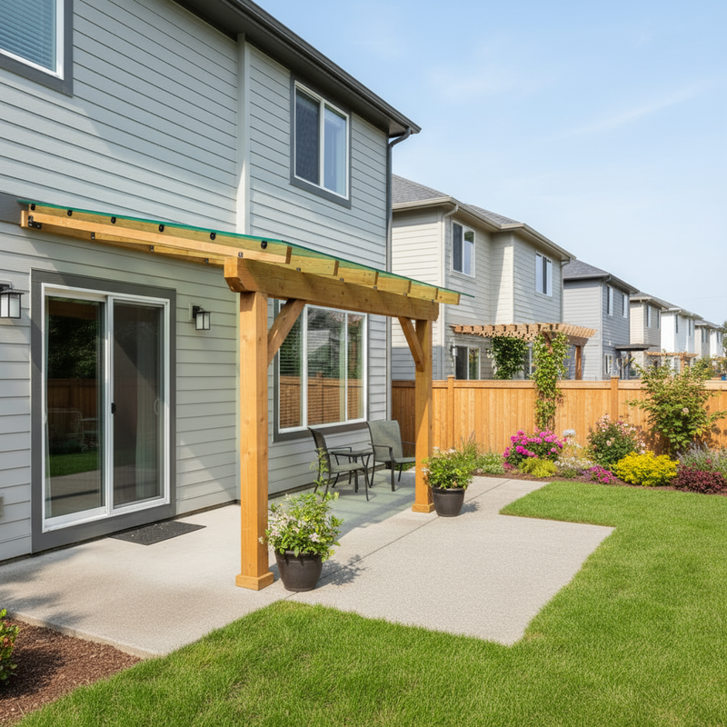 DIY Polycarbonate Lean-To Roof Kit