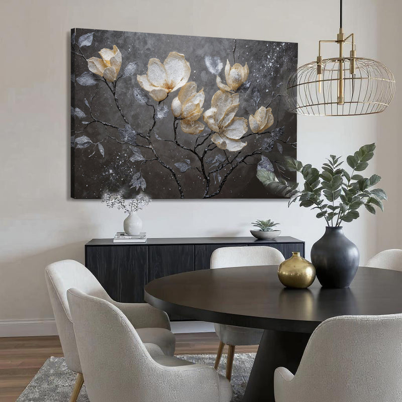 Midnight Magnolias Wall Art