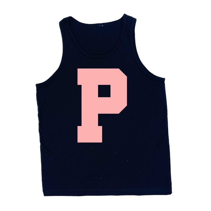 VARSITY INITIALS - CHILD TANK - BLACK