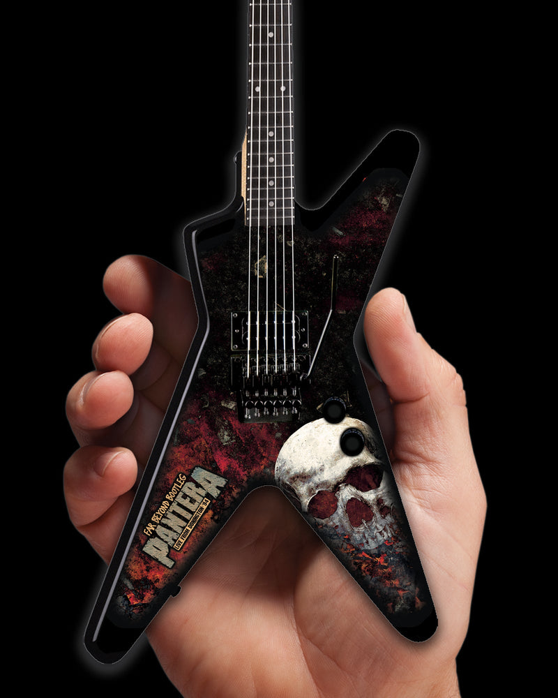 Dean Dimebag Pantera Far Beyond Bootleg Graphic ML Miniature Guitar Model - ARTIST PROOF EDITION